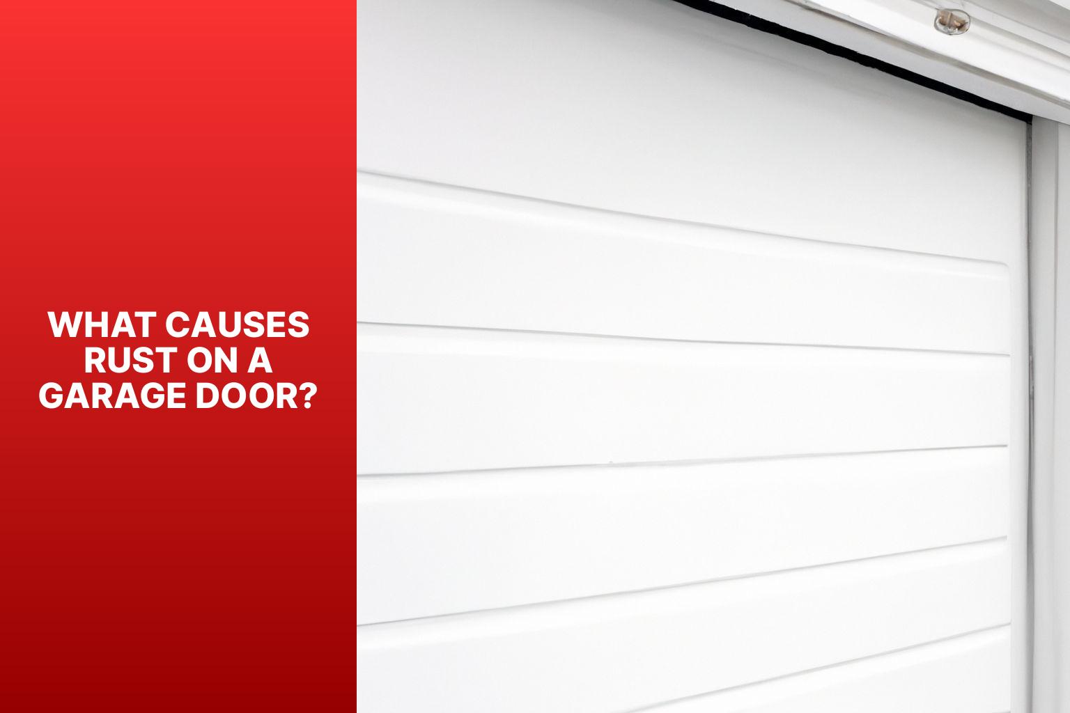 What Causes Rust on a Garage Door? - How to Remove Rust from Your Garage Door? 