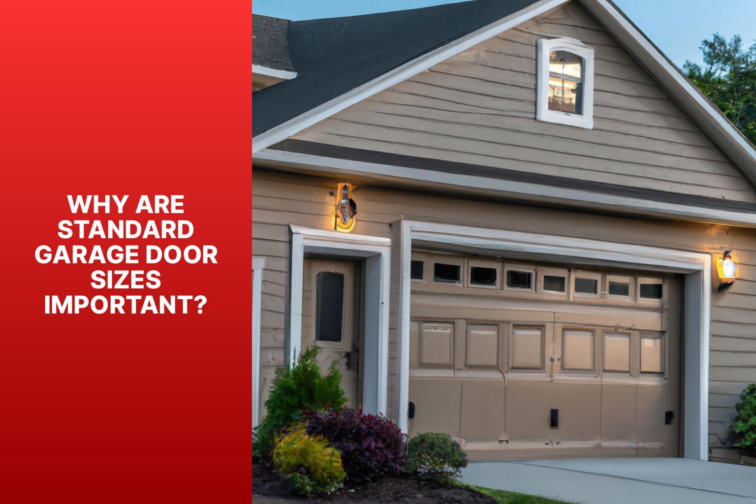 Why Are Standard Garage Door Sizes Important? - What Are the Standard Garage Door Sizes? 